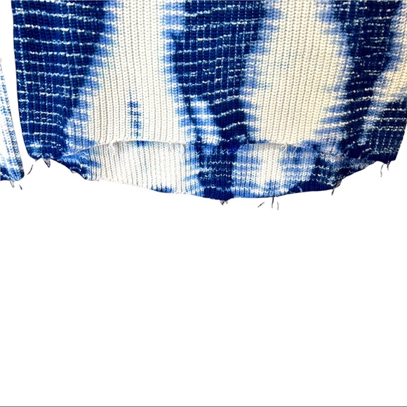 Generation Love Margot Indigo Tie Dye Knit Sweater (XXS) - Picture 6 of 14